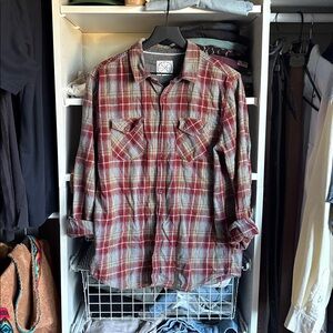 Plaid Men's Birch Black Flannel